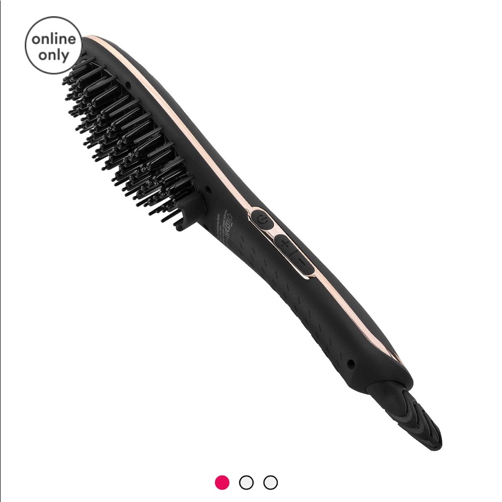 Foxybae rose gold straightening brush